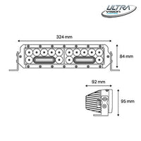 Thumbnail for NITRO Maxx 105W 13″ LED Light bar - 6