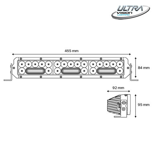 Image of NITRO Maxx 155W 18″ LED Light bar - 6