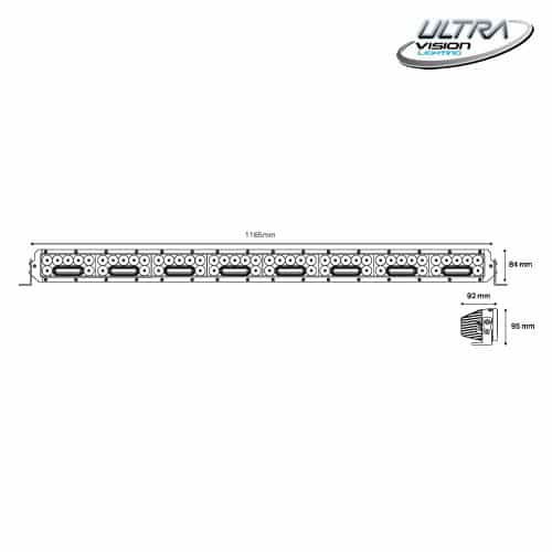 NITRO Maxx 405W 45″ LED Light bar - DVM405LED 6