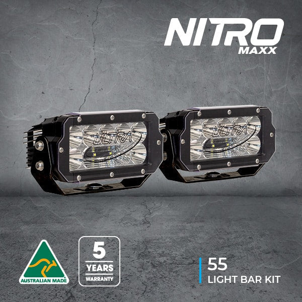Nitro Maxx 55W LED Light Bar Kit (Pair) - DVM055LED 1
