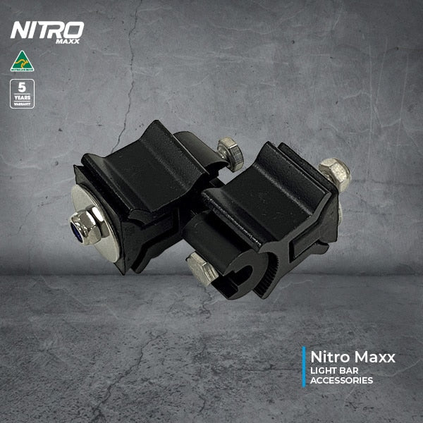 Image of Nitro MAXX Light Bar Base Mount Brackets (pair) - DVMFEET-PR 2