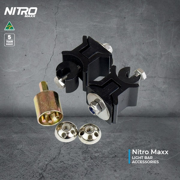 Image of Nitro MAXX Light Bar Base Mount Kit With Anti-Theft Nuts - DVNBMK 2