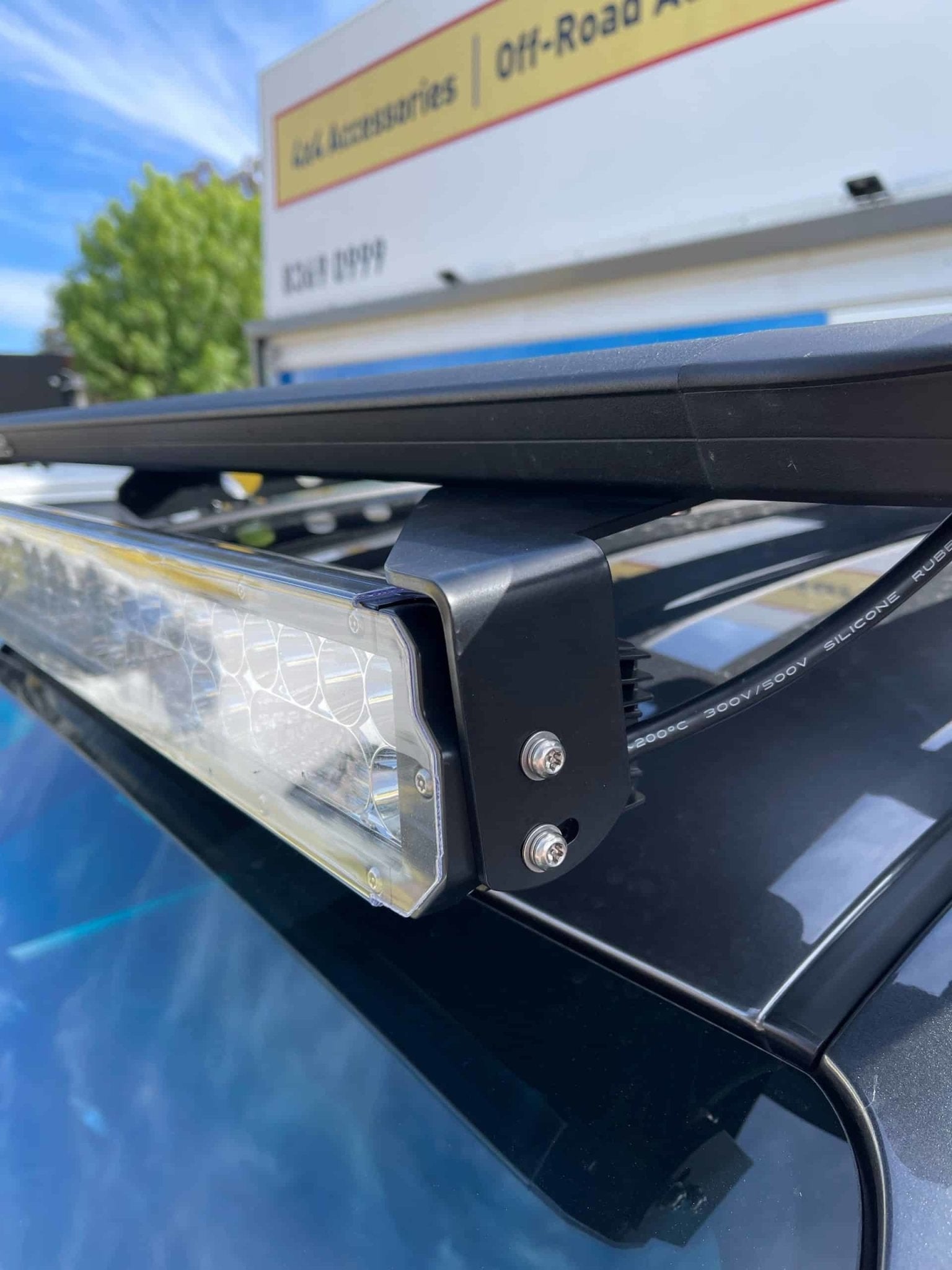 Image of Nitro Maxx Light Bar Brackets to suit Rhino Pioneer Platform (below rack) - RRBKTN-RHINPION-BELOW-KIT 3