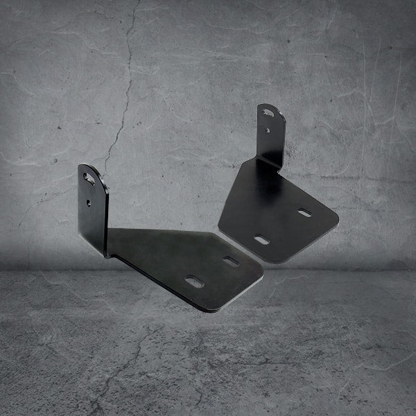 Image of Nitro Maxx Light Bar Brackets to suit Rhino Pioneer Platform (below rack) - RRBKTN-RHINPION-BELOW-KIT 1