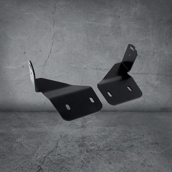 Image of Nitro Maxx Light Bar Brackets to suit Rhino Pioneer Platform (level with rack) - RRBKTN-RHINPION-LVL-KIT 1