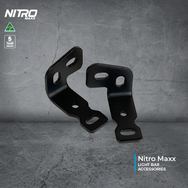 Image of Nitro MAXX Light Bar Side Mount Brackets (pair) - DVTFEET2-PR 2