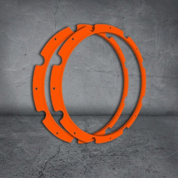 Image of Raptor 120W Driving Light Rim Kit - RAP120RIM/ORANGE-KIT 5