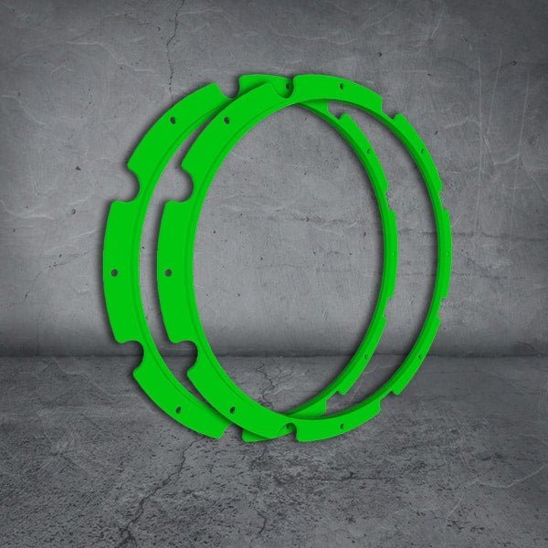 Image of Raptor 120W Driving Light Rim Kit - RAP120RIM/GREEN-KIT 4