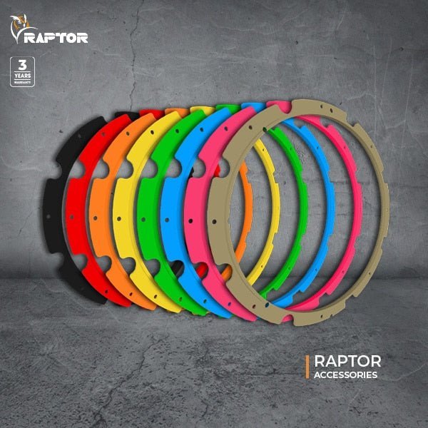Image of Raptor 120W Driving Light Rim Kit - RAP120RIM/RAINBOW-KIT 2