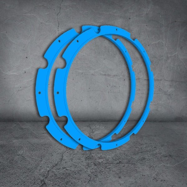 Raptor 120W Driving Light Rim Kit - RAP120RIM/BLUE-KIT 3