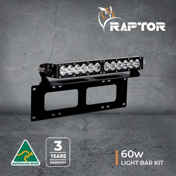 Image of Raptor 60 LED 14.5″ Light Bar Number Plate Kit - 1