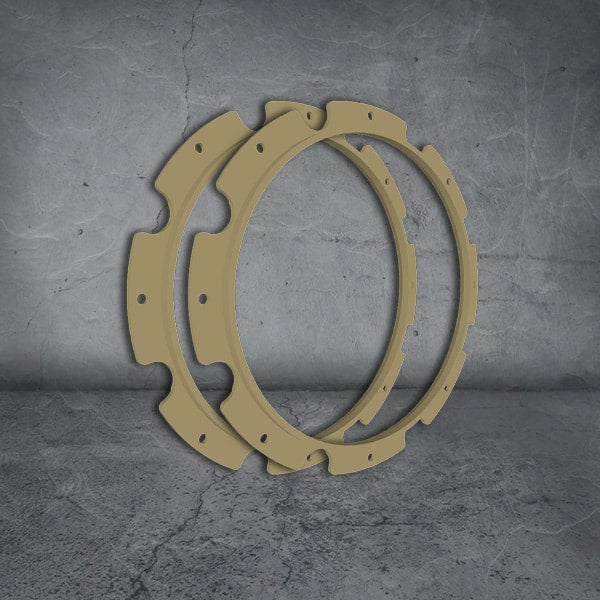 Image of Raptor 70W Driving Light Rim Kit - RAP70RIM/SANDY-KIT 8
