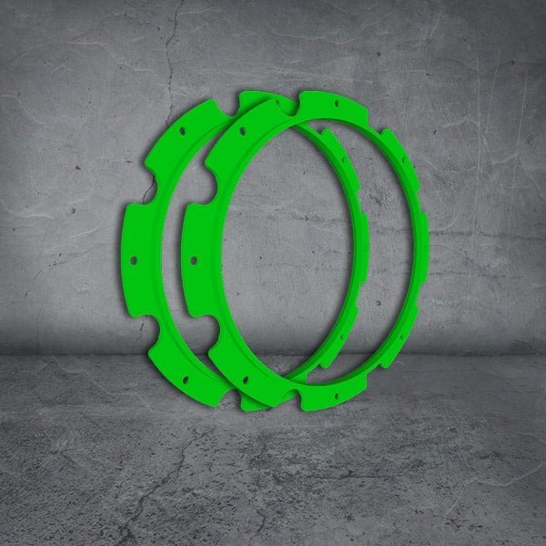 Image of Raptor 70W Driving Light Rim Kit - RAP70RIM/GREEN-KIT 4