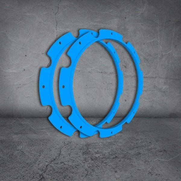 Raptor 70W Driving Light Rim Kit - RAP70RIM/BLUE-KIT 3