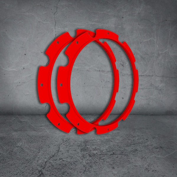 Image of Raptor 70W Driving Light Rim Kit - RAP70RIM/RED-KIT 7