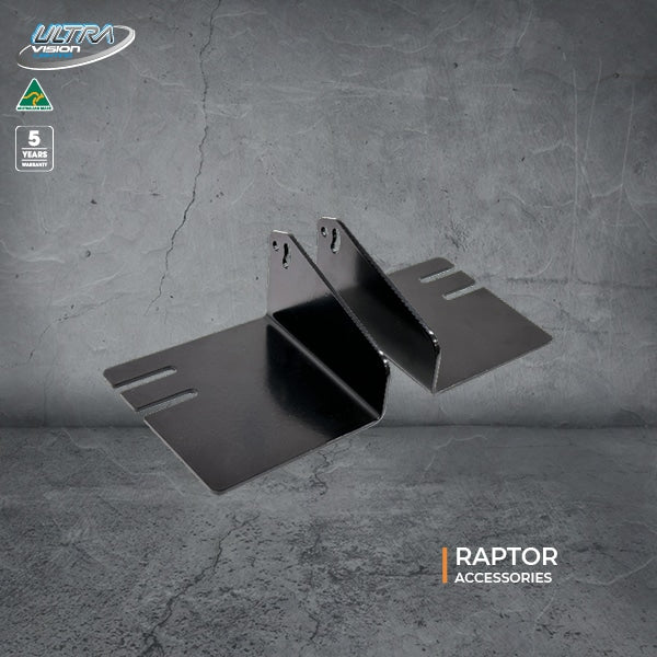 Image of Raptor Light Bar Brackets to suit Ford Ranger PX Series & Wildtrack, FX4 (With Roof Rails) - RRAIL-FR/PX1-3-RAPKIT 2