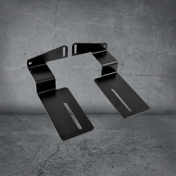 Image of Raptor Light Bar Brackets to suit Rhino Pioneer Roof Tray - RRBKTR-RHINPION-KIT 1