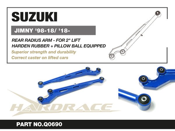 Load image into Gallery viewer, REAR RADIUS ARM FOR 2&quot; LIFT SUZUKI JIMNY 98-18 / 18- - Carbon Offroad
