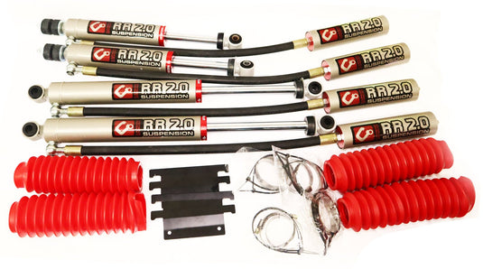 RR2.0 Holden Rodeo/Colorado Pre 2012 Remote Res. Shock Kit - Carbon Offroad