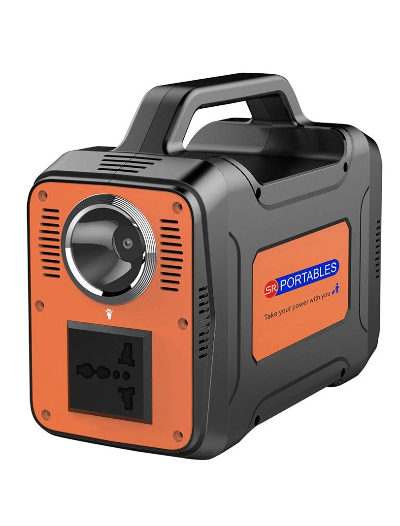 SR Portables Thia 130wh 10ah Portable Lithium Solar Generator Plus 40w Solar Panel - Carbon Offroad