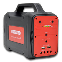 Thumbnail for SR Portables Thia 130wh 10ah Portable Lithium Solar Generator Red Plus 40w Solar Panel - THIA-40WSOLAR_RED 12