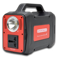 Thumbnail for SR Portables Thia 130wh 10ah Portable Lithium Solar Generator Red Plus 40w Solar Panel - THIA-40WSOLAR_RED 9