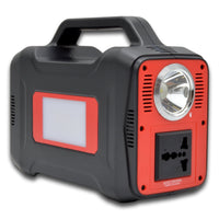 Thumbnail for SR Portables Thia 130wh 10ah Portable Lithium Solar Generator Red Plus 40w Solar Panel - THIA-40WSOLAR_RED 5