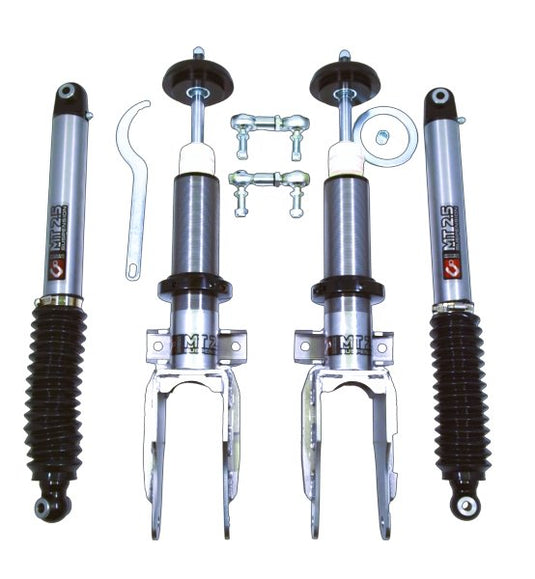 VW Amarok 3.0L 2.0L 2.5 inch Monotube IFP Coilover and Rear Shock Suspension Kit - Carbon Offroad