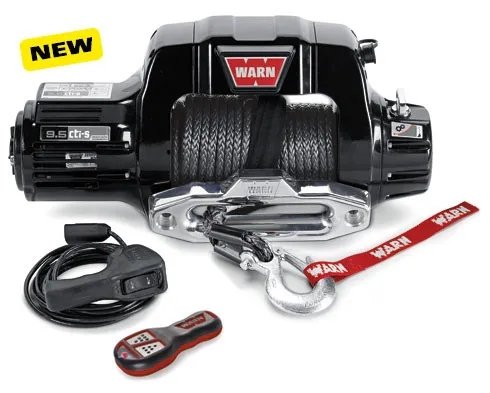 Warn 9.5cti-s Winch (Synthetic Rope) - Carbon Offroad