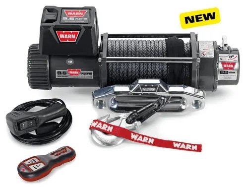 Warn 9.5xp-s Winch (Synthetic Rope) - Carbon Offroad
