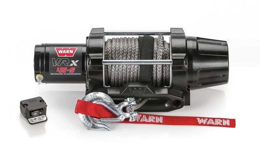 Warn RX 45-S ATV Synthetic Rope Winch - Carbon Offroad